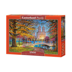 Пъзел Castorland от 1500 части - Есенна разходка, Сентръл Парк