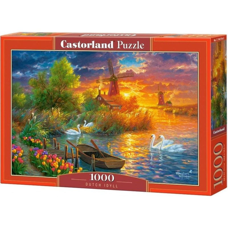 Пъзел Castorland от 1000 части – Холандска идилия