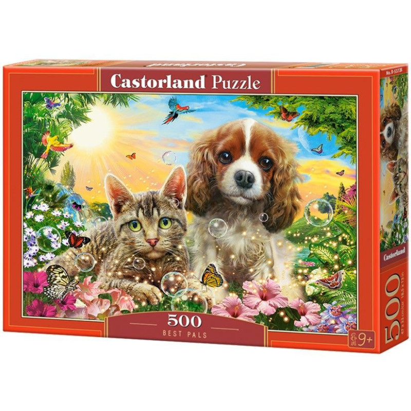 Пъзел Castorland от 500 части - Сладки животни