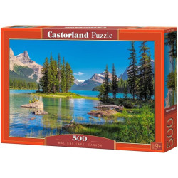 Пъзел Castorland от 500 части - Езерото Малигне, Канада