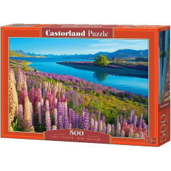 Пъзел Castorland от 500 части - Езерото Текапо, Нова Зеландия