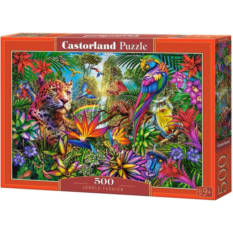 Пъзел Castorland от 500 части - Мода в джунглата