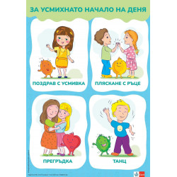Емоциите – комплект 4 табла за детската градина