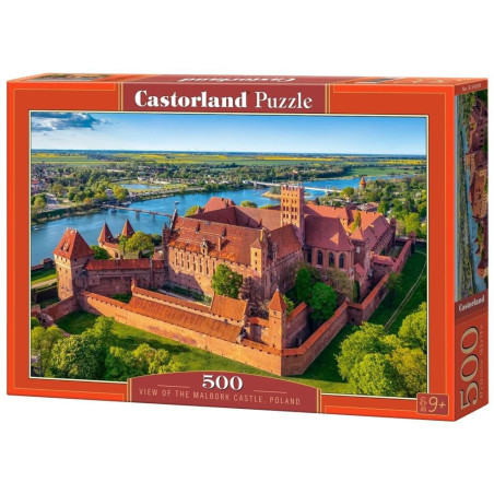 Пъзел Castorland от 500 части - Замъкът Малборк, Полша