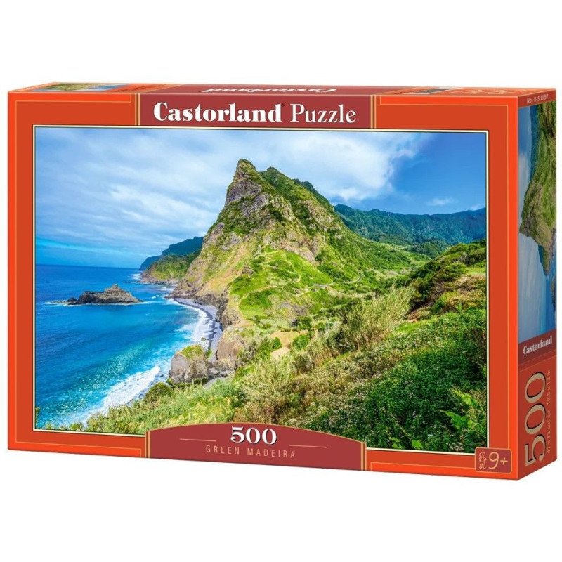 Пъзел Castorland от 500 части - Зелена Мадейра