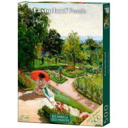 Пъзел Castorland от 500 части - Червен чадър