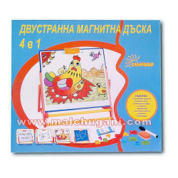 Двустранна магнитна дъска 4 в 1 - Барт