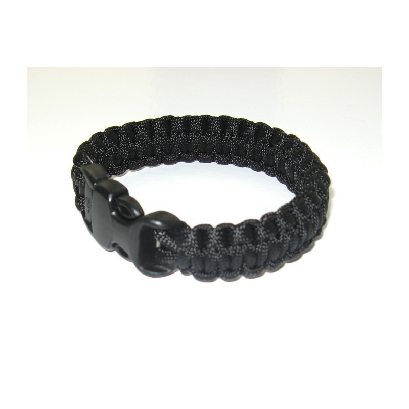 Гривна за оцеляване Paracord - COBRA Black