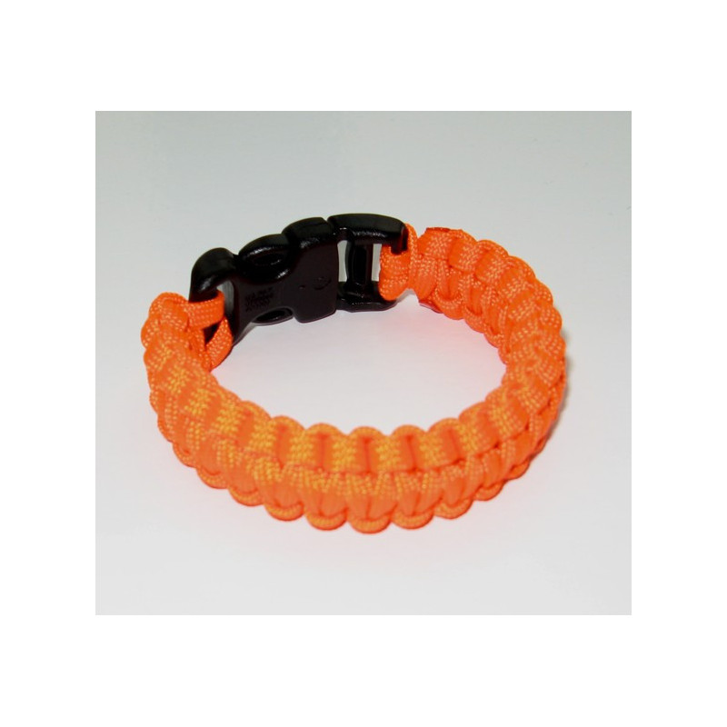 Гривна за оцеляване Paracord - COBRA Savety Orange
