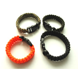Гривна за оцеляване Paracord - COBRA Savety Orange