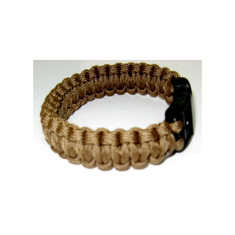 Гривна за оцеляване Paracord - COBRA Coyote Brown