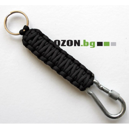 Ключодържател Paracord - TAIPAN Black