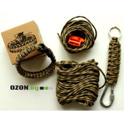 Гривна за оцеляване - Bracelet Kit Multicam