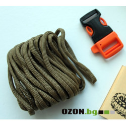 Гривна за оцеляване - Bracelet Kit - Coyote Brown