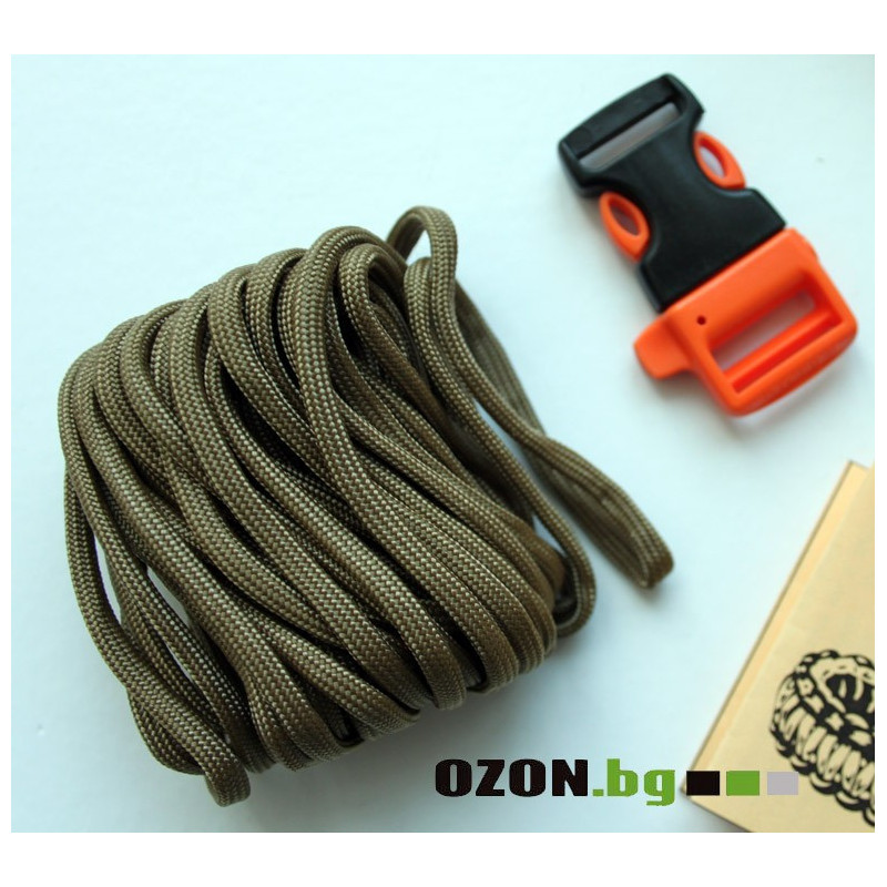 Гривна за оцеляване - Bracelet Kit - Coyote Brown