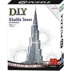 Khalifa Tower (Dubai) 3D Пъзел
