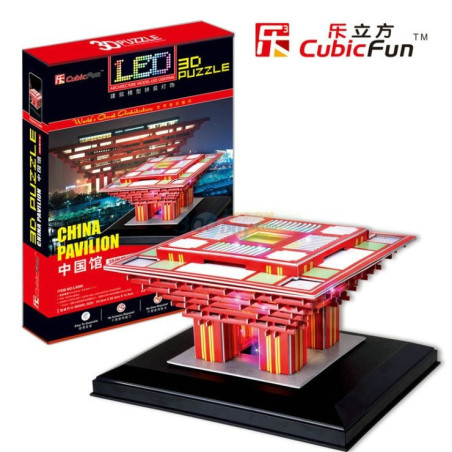 The China Pavillion - светещ 3D Пъзел