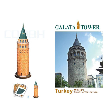 Galata Tower (Turkey) - 3D Пъзел