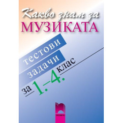 Какво знам за музиката, тестови задачи за 1. - 4. клас